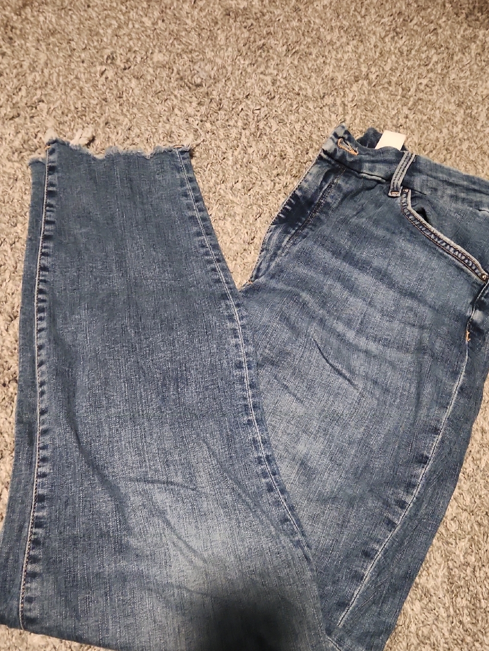 Women's Blue Denim Jeans - Classic Straight Leg
